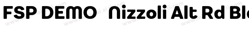 FSP DEMO   Nizzoli Alt Rd Black字体转换